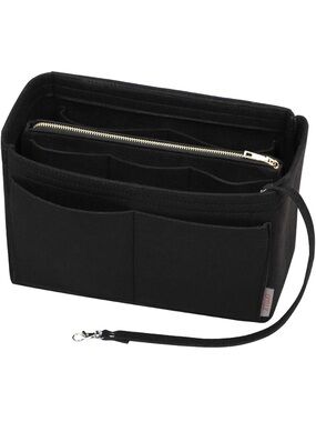 ZTUJO Purse Organizer Insert, Felt Bag Organizer With Metal Zipper 2120/bb9-1